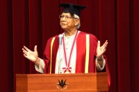 創価大学でノーベル平和賞受賞者のムハマド・ユヌス氏による特別講演を開催 ――『創造力』が世界を変える