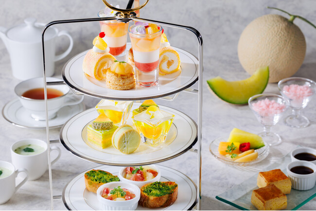 【ホテル日航立川 東京】「メロンと桃のアフタヌーンティー」6月22日より予約受付開始