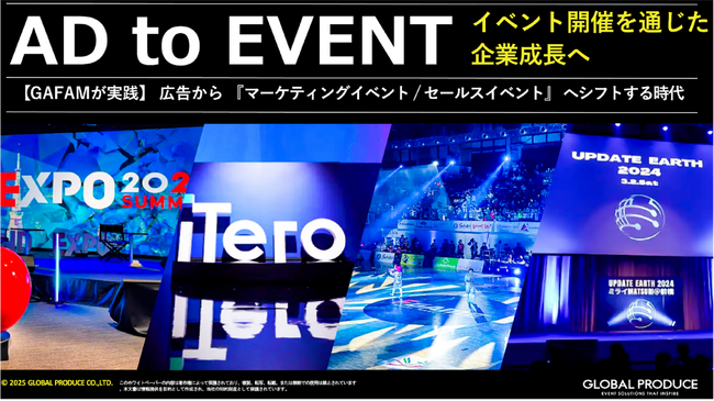 【広告投資の次の一手。BtoBブランディングに“リアル体験”を】グローバルプロデュース、イベントマーケティングサービス「AD to EVENT」を本格提供開始