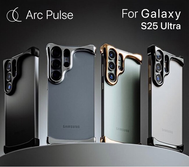 オランダ発、縁を覆わないほぼ裸の革新的スマホケース「Arc Purse」、Galaxy S25 Ultra専用デザイン発売