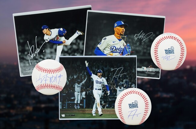 MLB Shopで販売開始！選手直筆サイン入りロサンゼルス・ドジャースメモリアルコレクション
