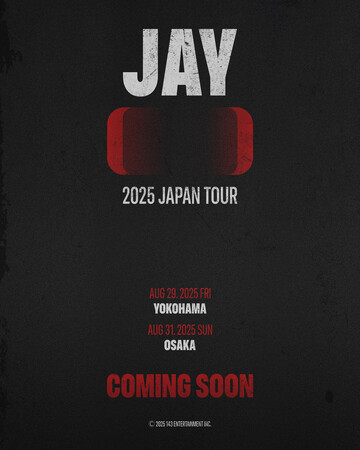 JAY（iKON）除隊後初の日本ソロツアー開催決定！「JAY [　　　] 2025 JAPAN TOUR」のお知らせ