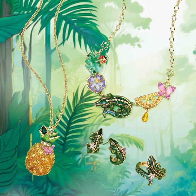 【ANNA SUI】夏の装いを楽しく盛り上げる トロピカルモチーフアクセサリー