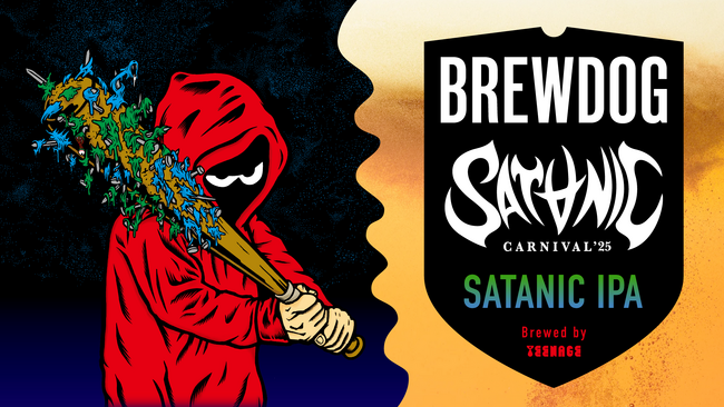 地獄の轟音に乾杯を。BREWDOG × SATANIC CARNIVAL 2025 初のコラボビール「SATANIC IPA」誕生！