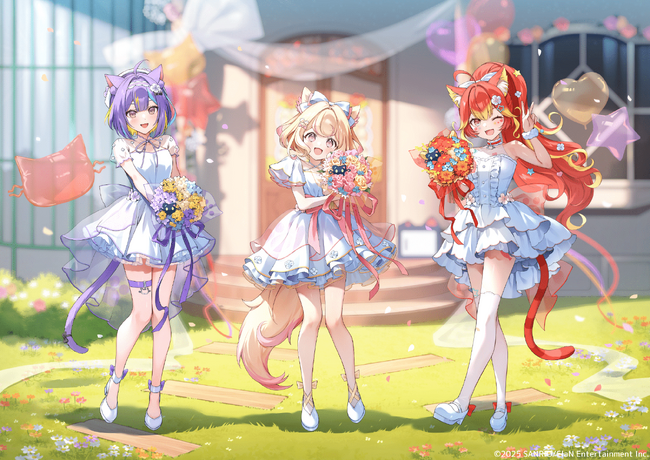 VTuberプロジェクト「にゃんたじあ！」から、後輩組デビュー1周年記念グッズの販売が決定！