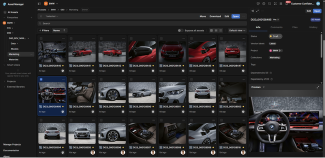 Unity Asset ManagerがBMWグループの革新的な3Dアセット管理プラットフォームを支える