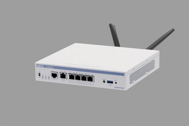 NEC、高性能・多機能ルータ「UNIVERGE IX-Rシリーズ」にLTE内蔵ワイヤレスVPNルータおよび小型VPNルータを追加し、ラインアップを拡充