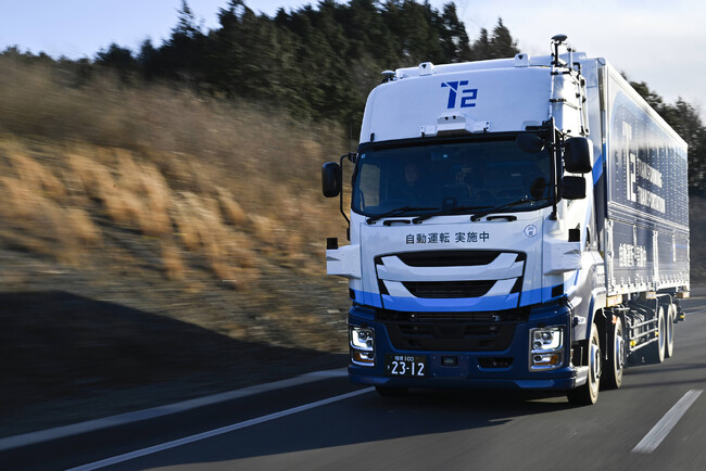 自動運転トラックによる酒類・飲料の幹線輸送実証に参画