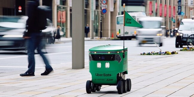 Uber Eatsのデリバリーロボット、ローソンから配達開始