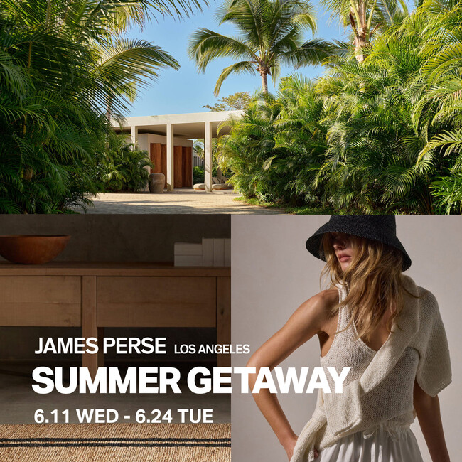〈JAMES PERSE（ジェームス パース）〉“SUMMER GETAWAY” POP-UP at 阪急うめだ本店