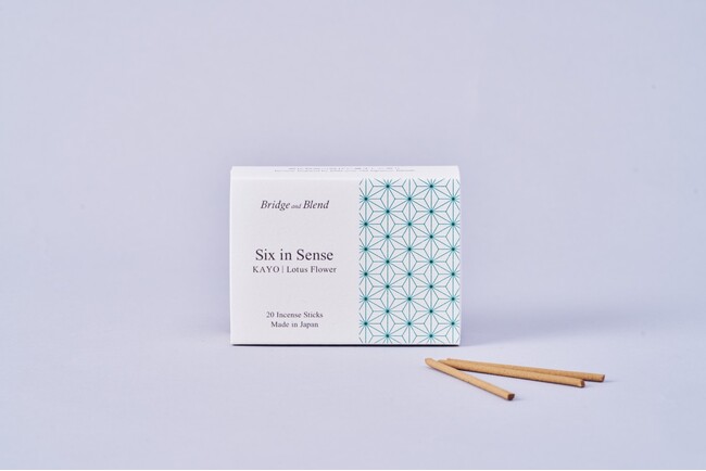 燃え残りのないお香の焚き方を提案！平安時代の調香を再現したお香「Six in Sense」シリーズ、スティック香に初夏の香り『KAYO』が新しく登場！2025年秋までに全6種類を展開