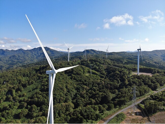 上ノ国第三風力発電所の建設工事を開始しました