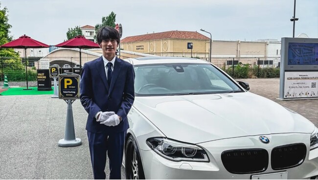 兵庫県内商業施設初のバレーパーキングサービス　神戸三田アウトレットで 6月7日（土）開始　車来場者の