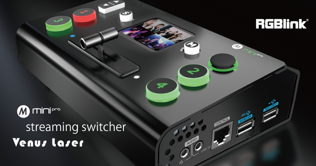 ライブ配信や動画制作に???? RGB link製 ストリーミングスイッチャー mini-pro