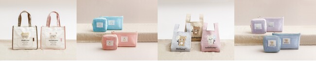 「リラックマ」「すみっコぐらし」から、メッシュポーチやトレンドのニットバッグなど7月上旬新発売！