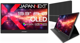 JAPANNEXTが13.3インチ 有機EL(OLED)パネル搭載 フルHDモバイルディスプレイをECサイト限定 26,980円で6月6日(金)に発売 JAPANNEXTが13.3インチ 有機EL(OLED)パネル搭載 フルHDモバイルディスプレイをECサイト限定 26,980円で6月6日(金)に発売