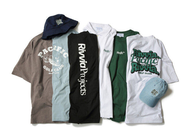 〈Pacific GOLF CLUB〉が「Rivvia PROJECTS」とのコラボレーション第二弾を、2025年6月6日（金）20時より、ECサイトにて販売開始！