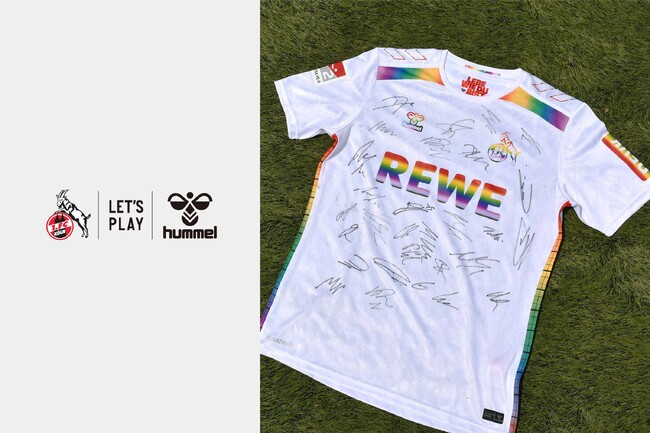 ヒュンメル×1. FCケルン、「スペシャルユニフォームのオークションで多様性の推進に」