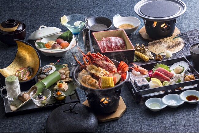 【札幌・定山渓温泉 章月グランドホテル】夏メニュー提供開始。夏の金の月は「伊勢海老のテルミドール」をご用意。