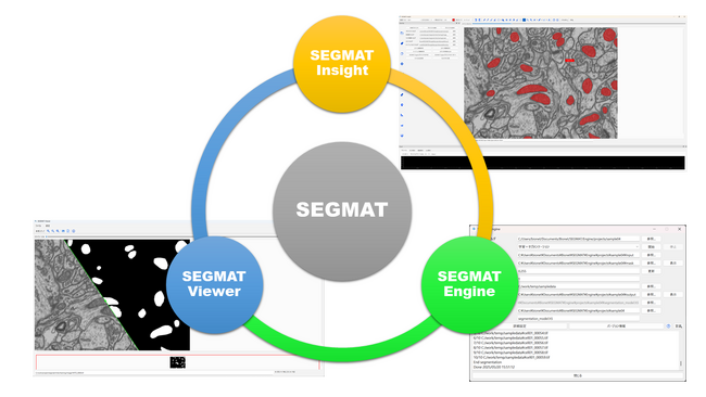 【画像解析支援システム「SEGMAT」を大幅リニューアル】Insight・Engine・Viewerの3モジュール構成でワンストップAIセグメンテーションを実現！