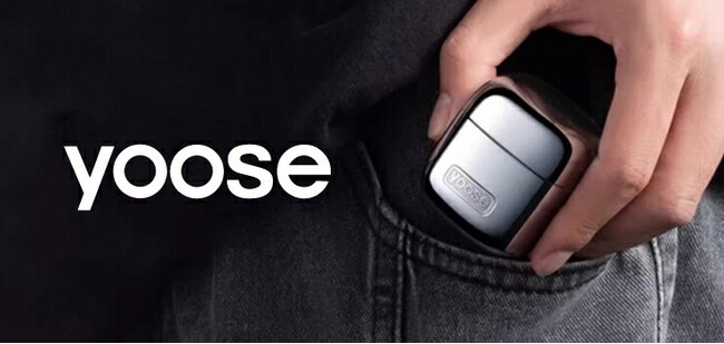 【父の日ギフトに最適】キューブ型で超コンパクト！ポータブル電動シェーバー&鼻毛カッター「yoose MINIQUBE」ヨドバシカメラで取扱開始【キャンペーン実施中】