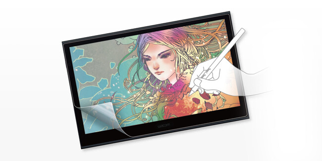 Wacomペンタブレット Movink 13対応、紙のように描ける反射防止フィルムを発売