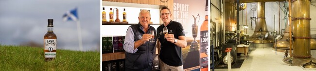 ロッホローモンド蒸溜所と世界ゴルフ殿堂のコリン・モンゴメリー氏が協力してつくり上げた全英オープンゴルフ公式の限定ウイスキーが登場！