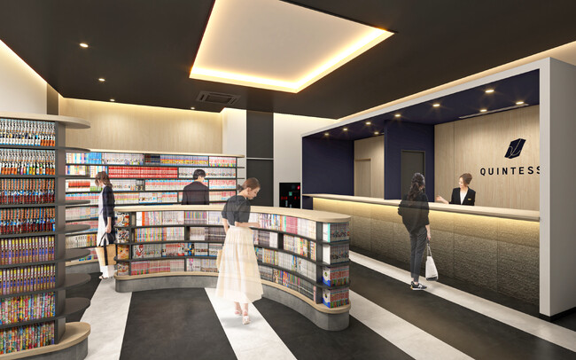 選べる快適空間と癒しの露天風呂＆サウナ、マンガ好きも嬉しいComic＆Booksシリーズの新たな拠点が福岡県・福岡市に誕生『クインテッサホテル福岡渡辺通 Comic＆Books』が2025年秋オープン