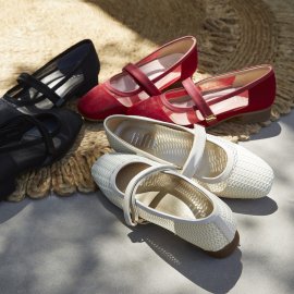 チュール＆レースバレエシューズ(1)