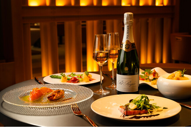【HOTEL IL PALAZZO】英国御用達のシャンパーニュ「ポル・ロジェ」を、心ゆくまで。黄金にきらめく特別ディナー「Toast in Gold」開催。