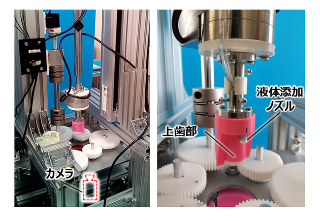 咀嚼シミュレーターに液体添加の新機能を搭載　ヒトの咀嚼の再現性向上、クッキーの “口どけ感” を見える化