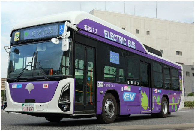 都営バスでEVバスの運行を開始します
