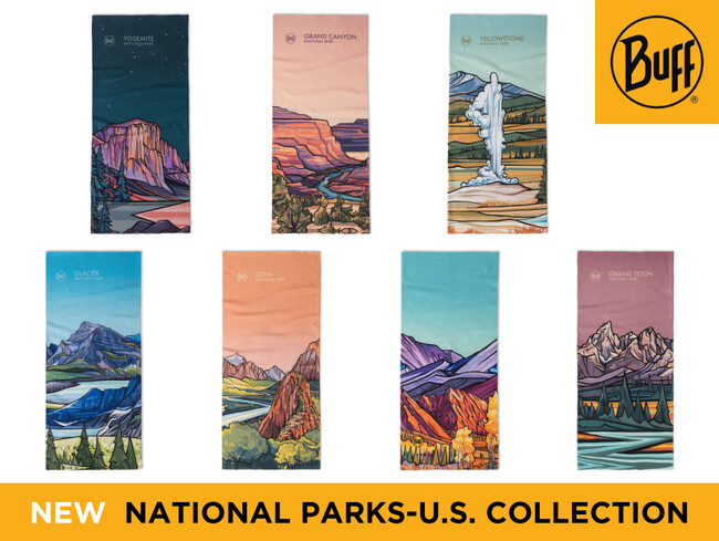 BUFF、アメリカ国立公園の美しさをデザインした【NATIONAL PARKS-U.S.】を発売！