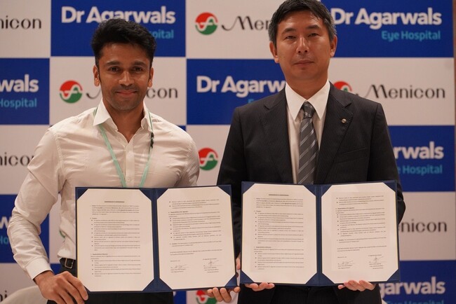 メニコン インドの近視進行抑制分野における　ドクターアガルワルズ・アイ・ホスピタルとのMOU締結に関するお知らせ