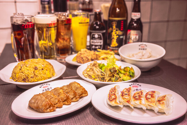 【渋谷餃子】値上げ時代に逆行！ 料理7品付きで 2時間2,980円の価格破壊・飲み放題コースが爆誕