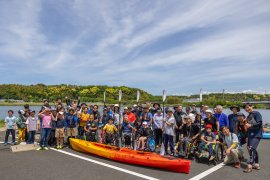 パラカヌー体験会当日の様子
