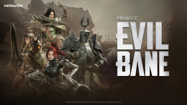 ネットマーブル、新作協力型マルチアクション『PROJECT EVILBANE』を発表