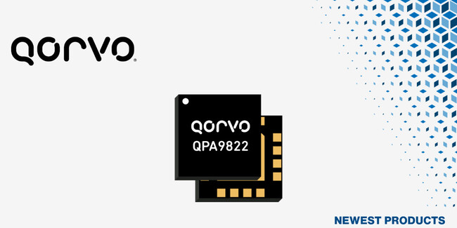 マウザー、Qorvoのリニアアンプ「QPA9822」の取り扱いを開始