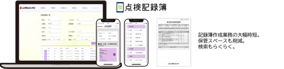 レンタル機械の点検記録簿作成・管理と写真管理をデジタルで効率化