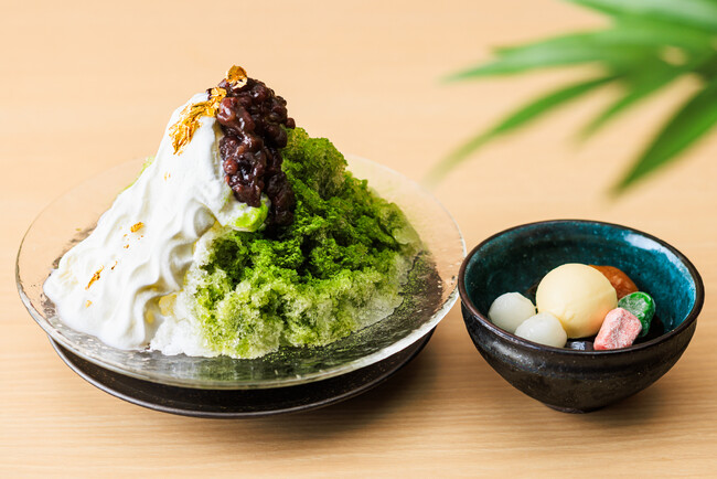 【鎌倉プリンスホテル】畳の小上がりで和の趣を感じながら夏を彩る「福寿園の抹茶を使ったかき氷」を体験