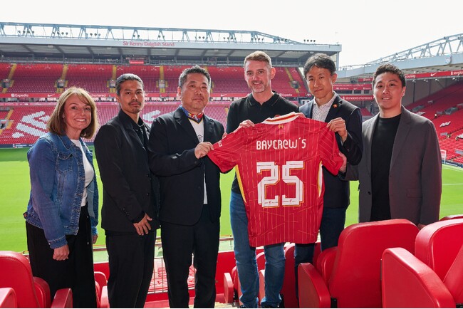 ベイクルーズ、 Liverpool Football Clubとリテールパートナーシップを締結