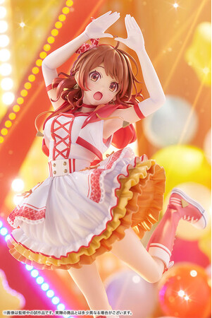 『学園アイドルマスター』より、「花海佑芽」が「The Rolling Riceball」をイメージしてフィギュア化。あみあみにて予約受付中。