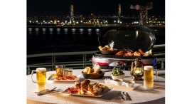 海を見ながらバーベキューを。ヨコハマ グランド インターコンチネンタル ホテルのビアガーデン 7/3より 海を見ながらバーベキューを。ヨコハマ グランド インターコンチネンタル ホテルのビアガーデン 7/3より