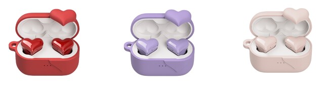 カワイイと話題の“ハート形ワイヤレスイヤホン”「HeartBuds」の“推し活”気分が上がる「推し色ケースカバー」付き数量限定特別バージョンをフェリシモ「オタ活部」OSYAIROが販売開始