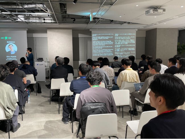 Flitto AI通訳 Live Translation「Mastra創業者」来日イベントに導入