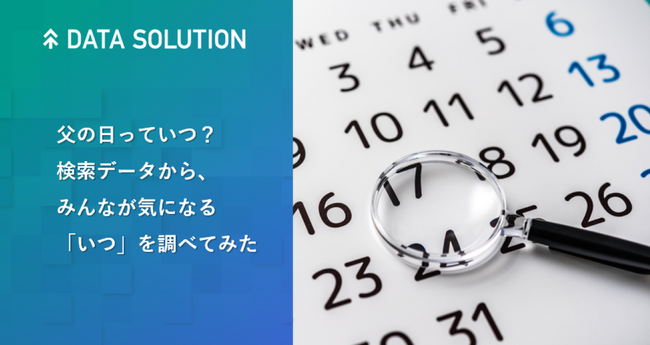 【ヤフー・データソリューション】「いつ」に関する検索ビッグデータの分析レポートを公開