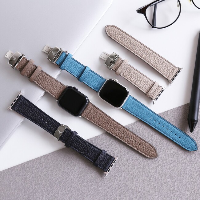 ABBI SIGNATURE、ドイツ名門レザー×日本の職人技「シュランケンカーフApple Watch用バンド」発売