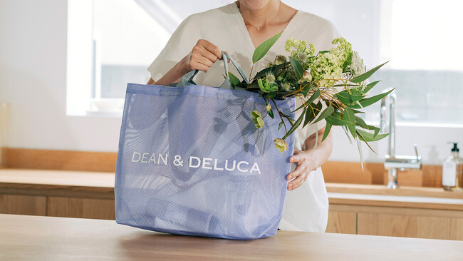 【DEAN & DELUCA 岡山】6月17日（火）発売 数量限定 夏の日常を彩るメッシュトートバッグ　今年は涼やかな“ライラック”カラーで登場