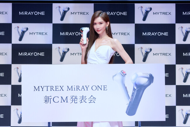 【MYTREX】リン・チーリンさんがアンバサダー就任！エイジングケア*に特化したマルチヘッド美顔器「MiRAY ONE」新CM発表会 開催