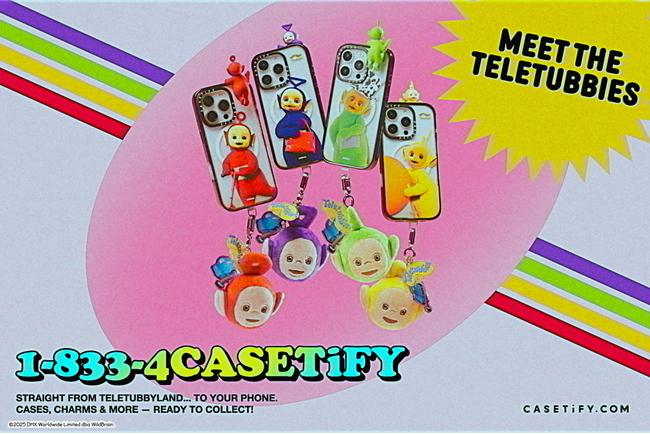 【CASETiFY】CASETiFY、懐かしの「テレタビーズ」とのコラボコレクションを発表